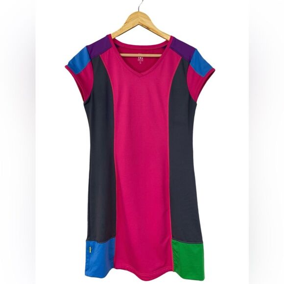 Title Nine Color Block Tennis Gidget Dress.  Size Small - Picture 1 of 12